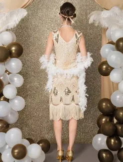 Robe Charleston Robe Année 20 Costume Vintage Robe Rétro Robe Great Gatsby Déguisements Halloween Bourgogne