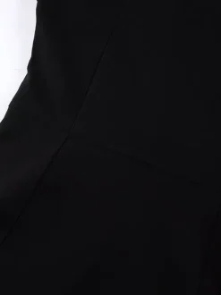 Robe-chemise froncée pour femme mini-robe chic - Ourlet en dentelle noire manches longues coupe moulante - Idéale pour le printemps du bureau au dîner (2026)