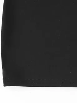 Robe courte en dentelle transparente patchwork pour femme - Robe moulante à col montant et épaules rembourrées - Tenue de soirée printanière 2026