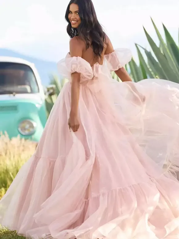 Robe de bal col en c艙ur robe de bal sans manches robes de soirée plissées