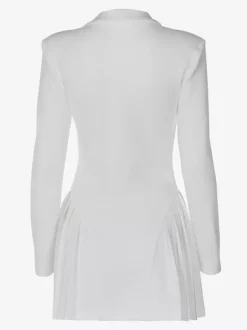 Robe De Club Femme Col En V Sexy Manches Longues En Polyester Noir