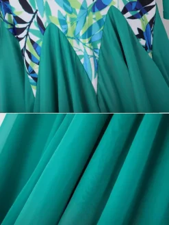 Robe de danse pour femme jupe trapèze imprimée costume de danse standard national manches longues robe de valse moderne robe de tango pour compétition