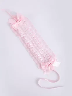 Robe de mariée Lolita Accessoires N艙uds roses Volants Couvre-chef Bandeau en dentelle Coiffe