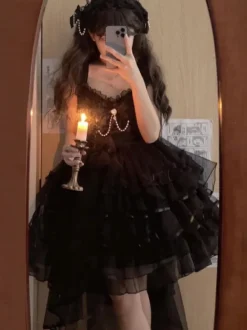 Robe de mariée Lolita Accessoires Lolita Noeuds blancs Volants Fibre de polyester Couvre-chef Dentelle Divers