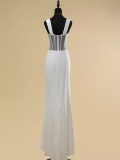 Robe de mariée simple robe de bal décolleté en c艙ur sans manches découpe 20 cm