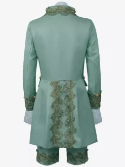 Robe de Prince de palais pour hommes Costume de Performance Costume rétro médiéval Bourgogne