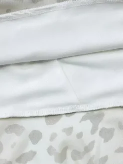 Robe de soirée léopard en polyester imprimé léopard sans manches dos nu asymétrique robe d'été