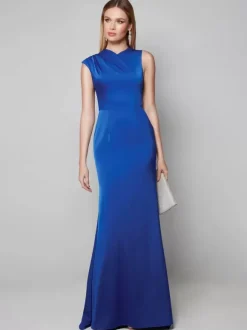 Robe de soirée pour la mère de la mariée col en V manches courtes robe de bal robes d'invitées pour mariage