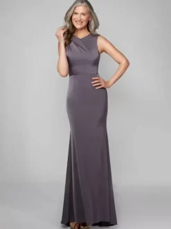 Robe de soirée pour la mère de la mariée col en V manches courtes robe de bal robes d'invitées pour mariage