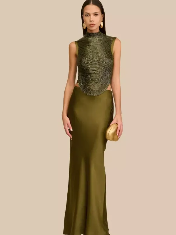 Robe de soirée robe de bal décolleté travaillé en polyester longue jusqu'au sol franges robe de cérémonie