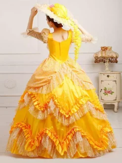 Robe de soirée vintage pour femme tenue de cour noble victorienne costume de cosplay robe de bal