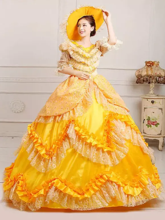 Robe de soirée vintage pour femme tenue de cour noble victorienne costume de cosplay robe de bal