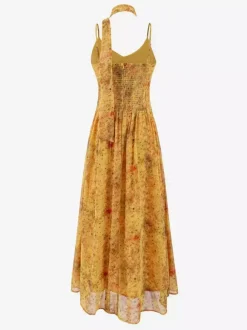 Robe de tous les jours pour femme violet foncé en polyester gainante sans manches bretelles décolleté.