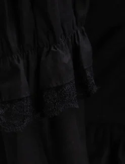 Robe gotique de Lolita noire en coton Déguisements