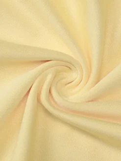 Robe jaune sexy mini à lacets sans manches dos nu et bretelles.