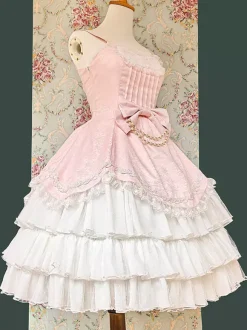 Robe Lolita gothique classique à n艙uds sans manches color block bordeaux robe pull