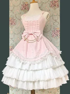 Robe Lolita gothique classique à n艙uds sans manches color block bordeaux robe pull