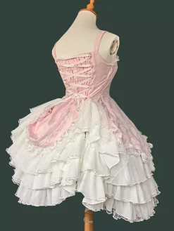 Robe Lolita gothique classique à n艙uds sans manches color block bordeaux robe pull