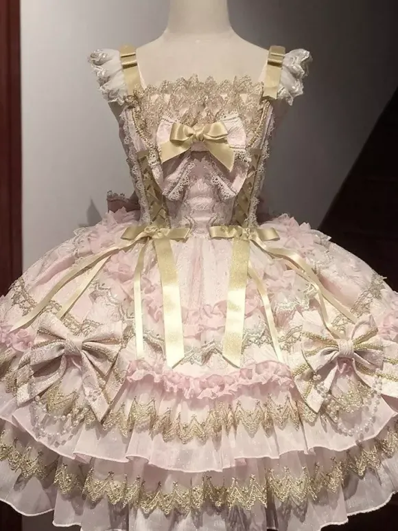 Robe Lolita gothique noire à volants robe courte Lolita à lacets avec coiffe