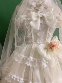Robe Lolita pull sans manches en polyester Kuro Lolita