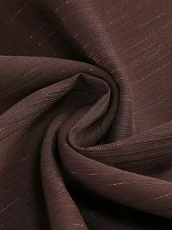 Robe longue bohème à épaules dénudées pour femme - Robe longue marron à volants en mousseline de soie taille smockée et manches longues étagées - Idéale pour une soirée romantique à la plage (2026)