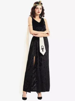 Robe longue châle de déesse égyptienne