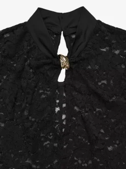 Robe longue sexy en dentelle découpée pour femme - Robe de soirée moulante à fente haute et fronces - Idéale pour les soirées d'été en club 2026