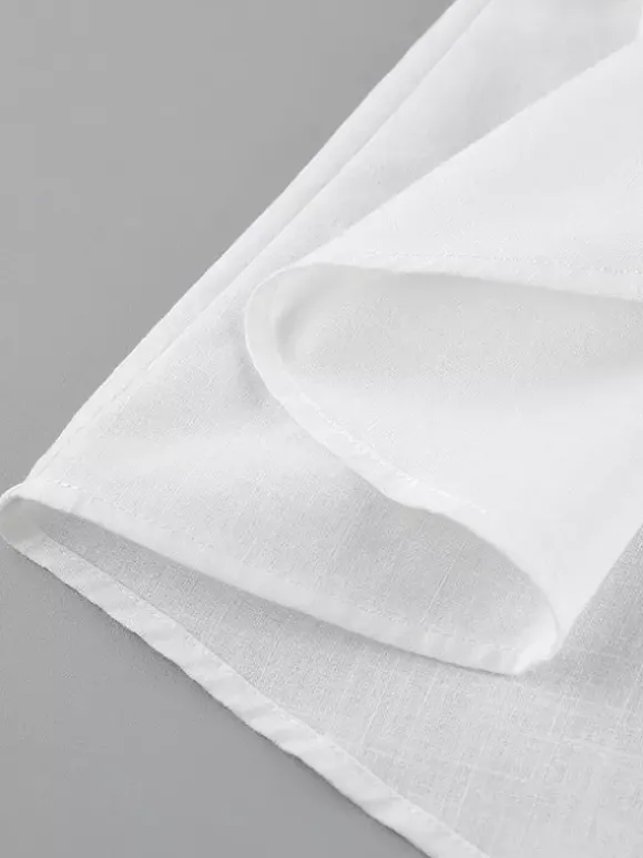 Robe maxi de tous les jours pour femme sans manches col rond taille naturelle élégante robe blanche