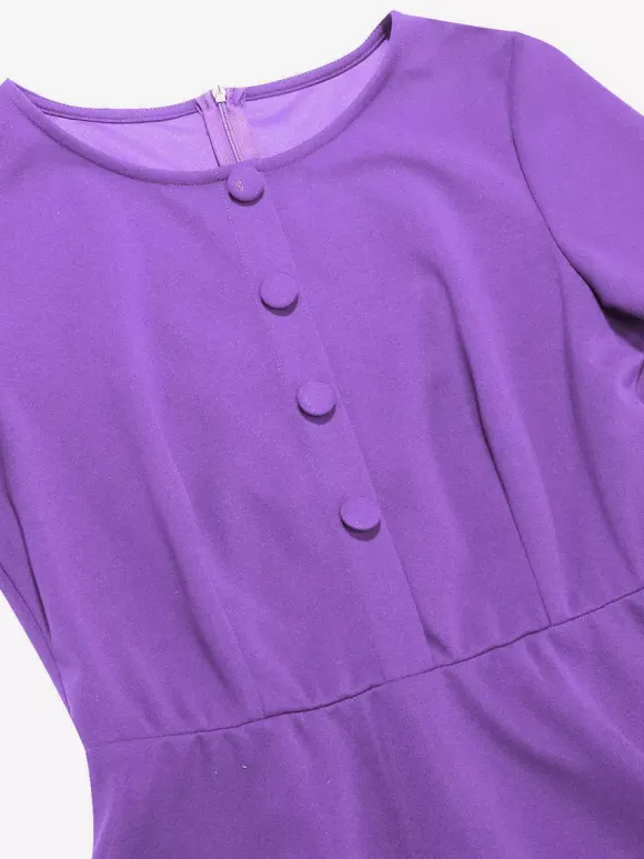 Robe midi vintage années 50 avec cape pour femme coupe trapèze style patineuse - Idéale pour une soirée rétro d'été 2026