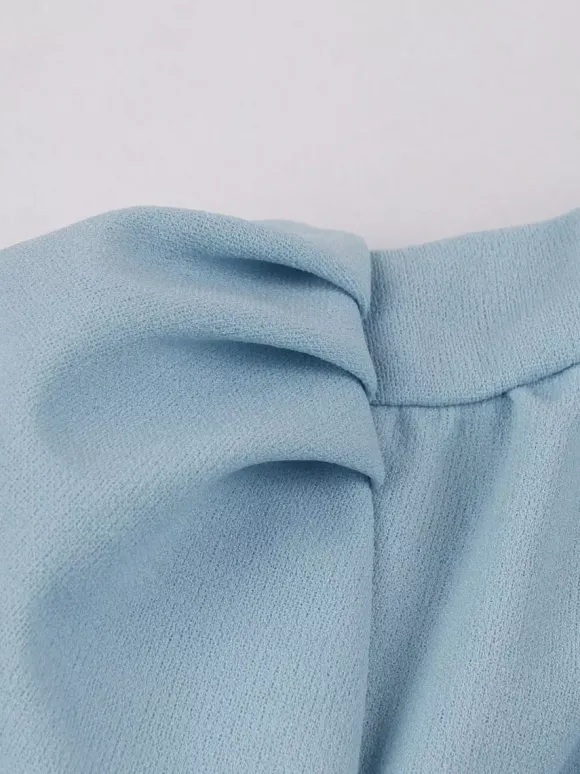 Robe midi vintage années 1950 pour femme - Col n艙ud manches courtes coupe évasée style rockabilly - Idéale pour une garden-party (2026)