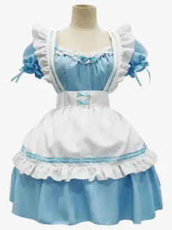 Robe Mignonne Lolita Robe à manches courtes en polyester