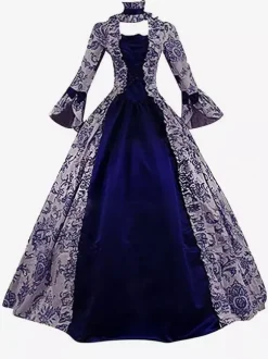 Robe Rococo Costume Marie Antoinette Bal Masqué Versailles Costume Marquise XVIIIe Siècle Pour Une Soirée À Thème Historique