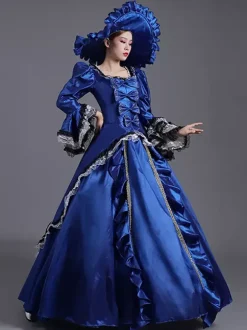 Robe rococo rétro des années 1800 pour femme robe de bal masquée robe de costume victorienne