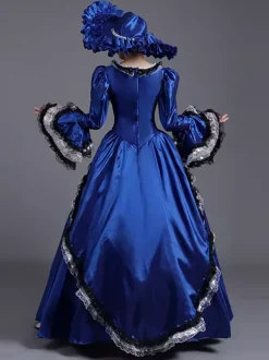 Robe rococo rétro des années 1800 pour femme robe de bal masquée robe de costume victorienne