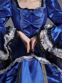 Robe rococo rétro des années 1800 pour femme robe de bal masquée robe de costume victorienne