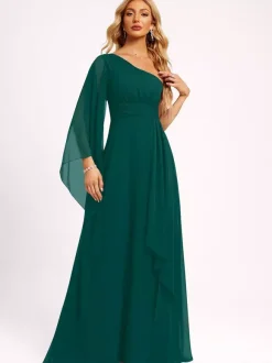 Robes de demoiselle d'honneur en mousseline de soie robe de bal longueur au sol robe de soirée de mariage
