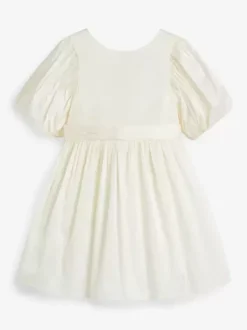 Robes de demoiselle d'honneur de mariage Robes pour occasions spéciales Rose pâle Manches courtes N艙uds