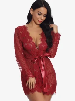 Robes Ceinture Transparente Lingerie Sexy