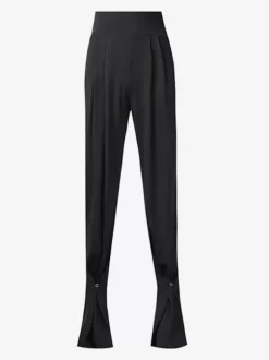 Robes de danse latine pantalons en Polyester Sexy pour fille noire Costume de danse