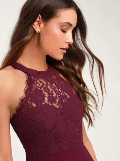 Robes de demoiselle d'honneur dos nu dos nu illusion A-line robes de soirée de mariage maxi