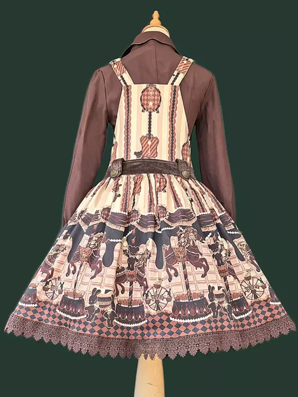 Robe Sweet Lolita en coton sans manches avec n艙uds robe Sweet Lolita