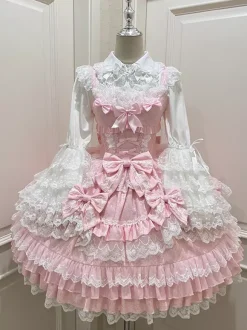 Robe Sweet Lolita JSK en polyester multicouche sans manches