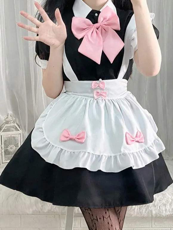 Robe Sweet Lolita Robe à manches courtes en polyester