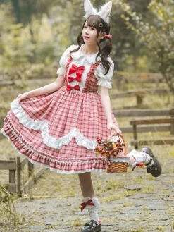 Robe Sweet Lolita Robe Sweet Lolita sans manches en polyester