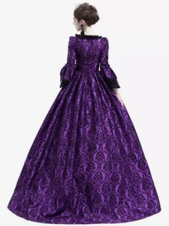 Robe Victorienne médiévale victorienne Robe Rococo Robe Marie Antoinette Opéra Costume Rétro Déguisements Halloween
