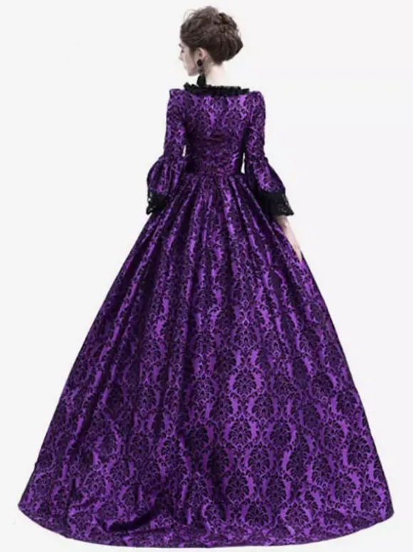 Robe Victorienne médiévale victorienne Robe Rococo Robe Marie Antoinette Opéra Costume Rétro Déguisements Halloween