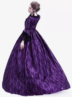 Robe Victorienne médiévale victorienne Robe Rococo Robe Marie Antoinette Opéra Costume Rétro Déguisements Halloween