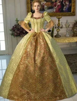 Robe Victorienne médiévale victorienne Robe Rococo Opéra Costume rétro Baroque robe de bal Déguisements Halloween