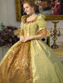 Robe Victorienne médiévale victorienne Robe Rococo Opéra Costume rétro Baroque robe de bal Déguisements Halloween