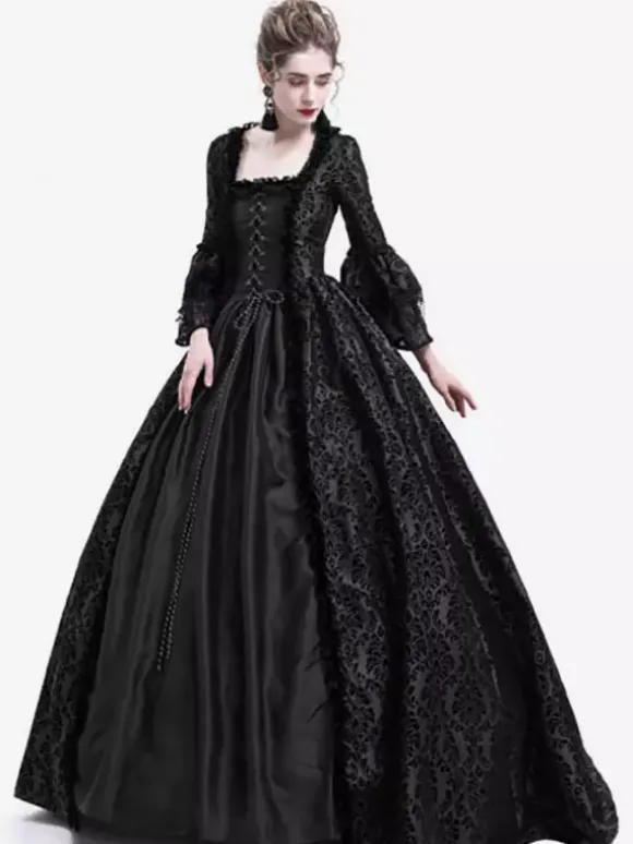 Robe Victorienne médiévale victorienne Robe Rococo Robe Marie Antoinette Opéra Costume Rétro Déguisements Halloween